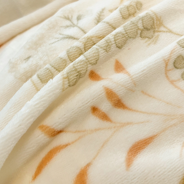 91家纺网 家纺一手货源 找家纺 HL原创 2025新款牛奶绒四件套 田园