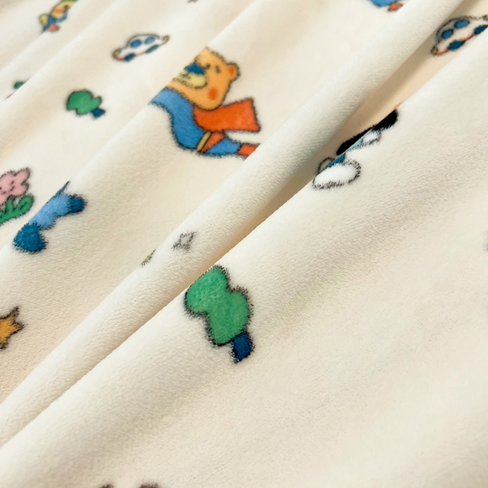 91家纺网 家纺一手货源 找家纺 HL原创 2025新款牛奶绒四件套 童话世界