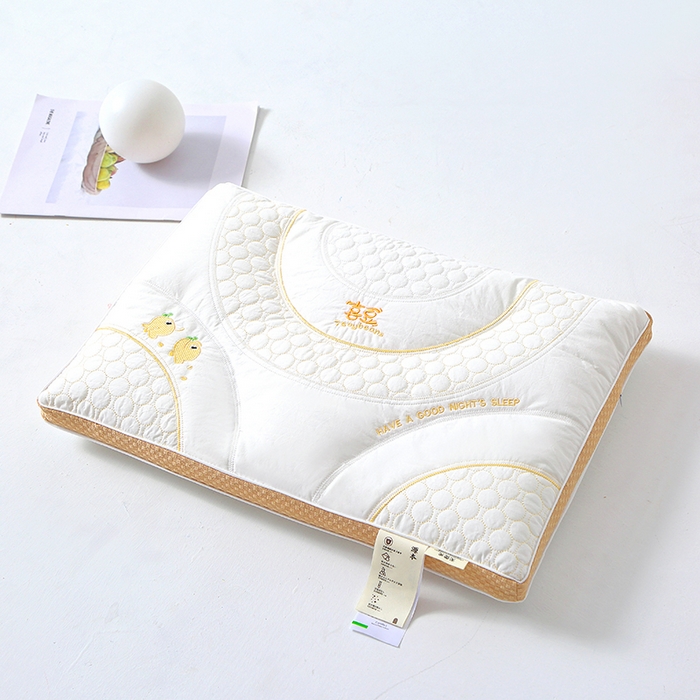 91家纺网 家纺一手货源 找家纺 （总）糖果枕芯 2025新款儿童枕芯分区护颈学生枕头全棉枕芯