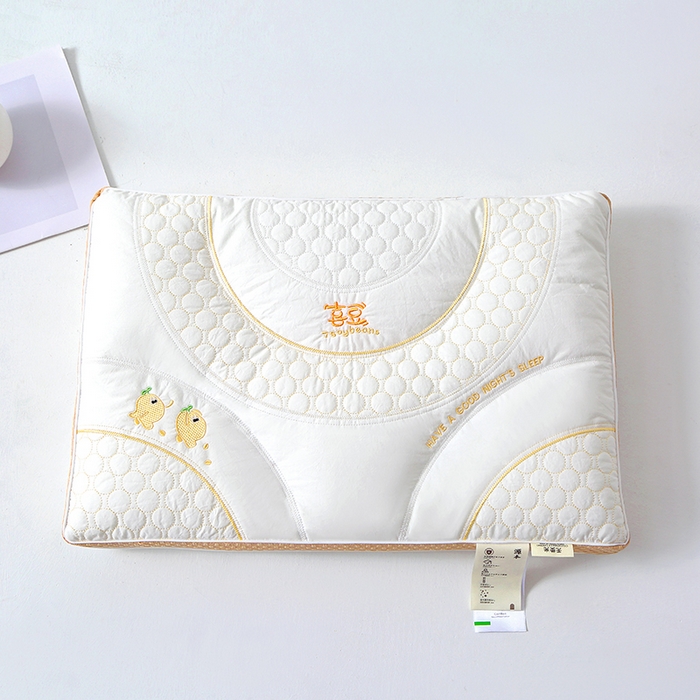 91家纺网 家纺一手货源 找家纺 （总）糖果枕芯 2025新款儿童枕芯分区护颈学生枕头全棉枕芯