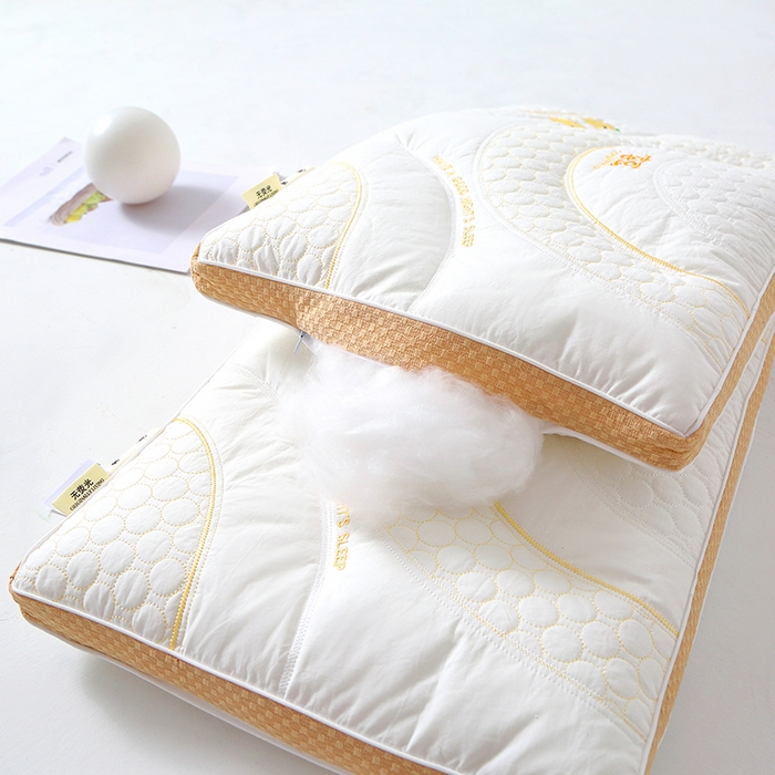 91家纺网 家纺一手货源 找家纺 （总）糖果枕芯 2025新款儿童枕芯分区护颈学生枕头全棉枕芯