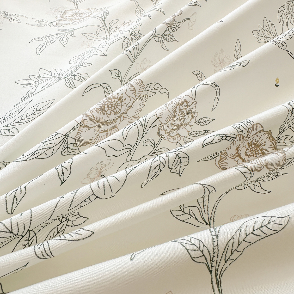 91家纺网 家纺一手货源 找家纺 笠裙家纺 2025新款水洗棉荷叶花边法式赫本风夹棉加厚床裙单床裙床裙单件 夹棉-花恋