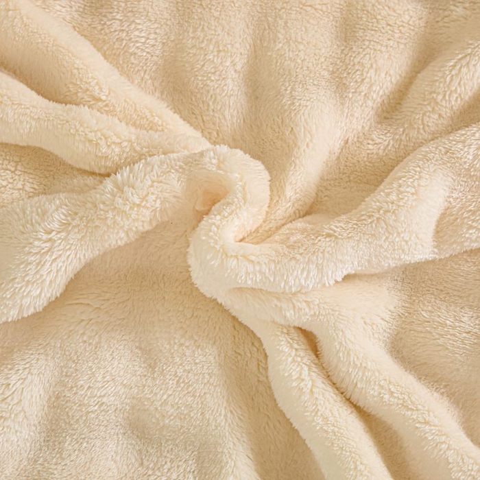 91家纺网 家纺一手货源 找家纺 眠博士 2025新款兔绒牛奶绒加厚保暖四件套-凯瑟琳场景一 凯瑟琳-暖白