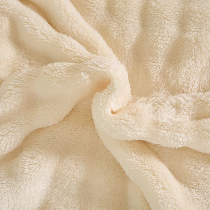 91家纺网 家纺一手货源 找家纺 眠博士 2025新款兔绒牛奶绒加厚保暖四件套-凯瑟琳场景一 凯瑟琳-暖白+咖