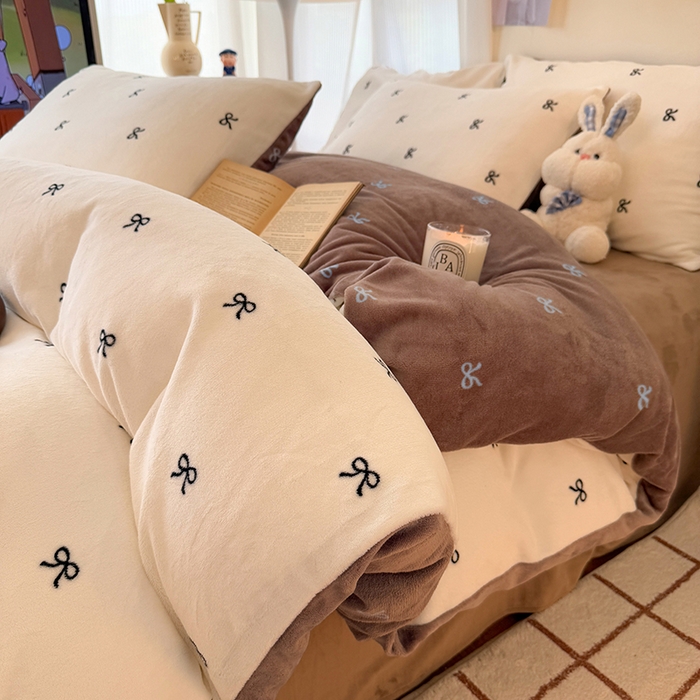 91家纺网 家纺一手货源 找家纺 （总）HL原创 2025新款牛奶绒单品被套单件被套