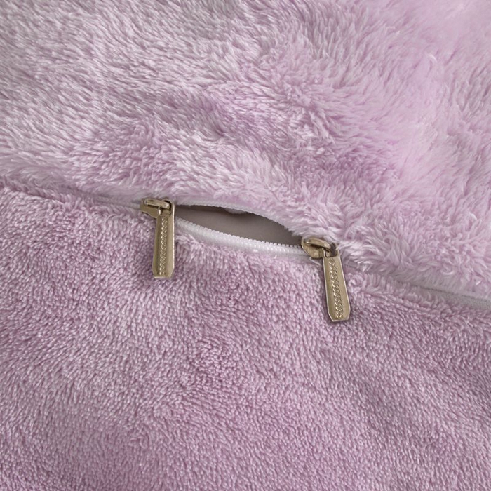 91家纺网 家纺一手货源 找家纺 眠博士 2025新款兔绒牛奶绒加厚保暖四件套-凯瑟琳场景一 凯瑟琳-暖紫