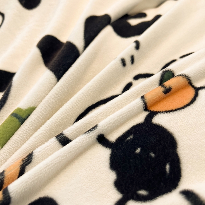 91家纺网 家纺一手货源 找家纺 HL原创 2025新款牛奶绒单品被套单件被套 嗨皮狗