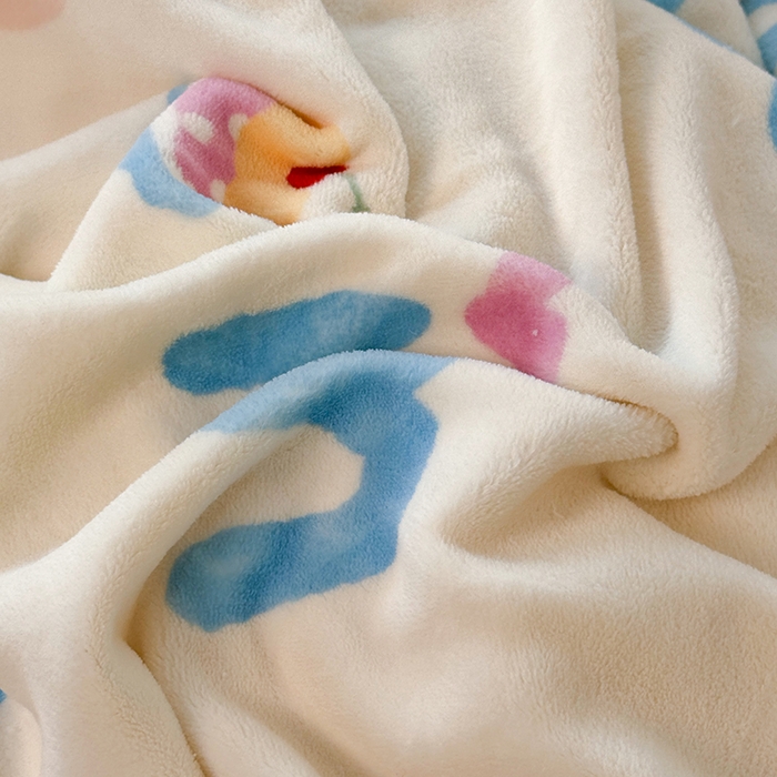 91家纺网 家纺一手货源 找家纺 HL原创 2025新款牛奶绒单品被套单件被套 欢乐时光