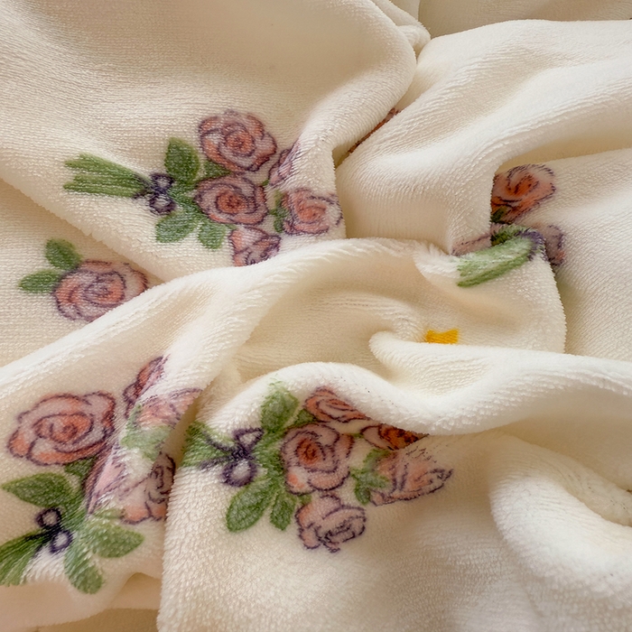 91家纺网 家纺一手货源 找家纺 HL原创 2025新款牛奶绒单品被套单件被套 幸运花