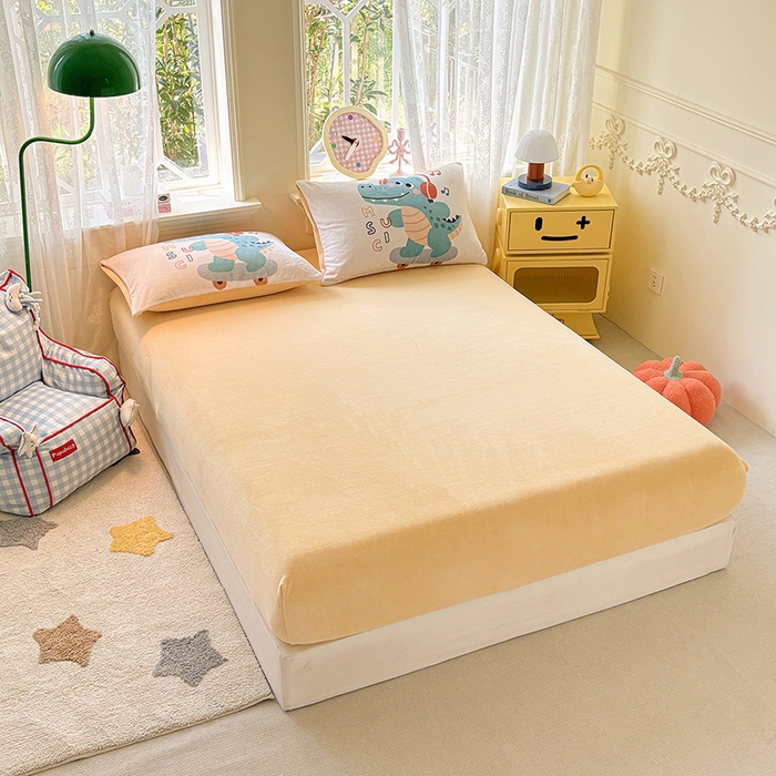 91家纺网 家纺一手货源 找家纺 ds生活馆 2025新款大版高克重双面牛奶绒四件套 滑板鳄鱼