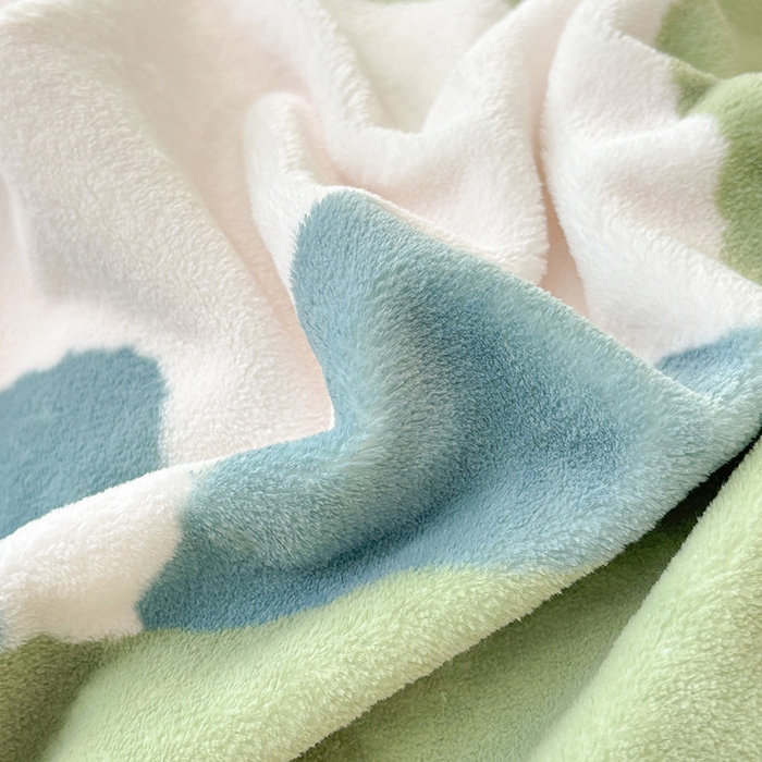 91家纺网 家纺一手货源 找家纺 ds生活馆 2025新款大版高克重双面牛奶绒四件套 滑板恐龙