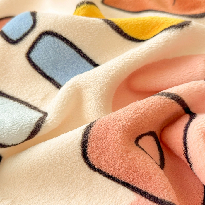 91家纺网 家纺一手货源 找家纺 ds生活馆 2025新款大版高克重双面牛奶绒四件套 睡梦巴拉