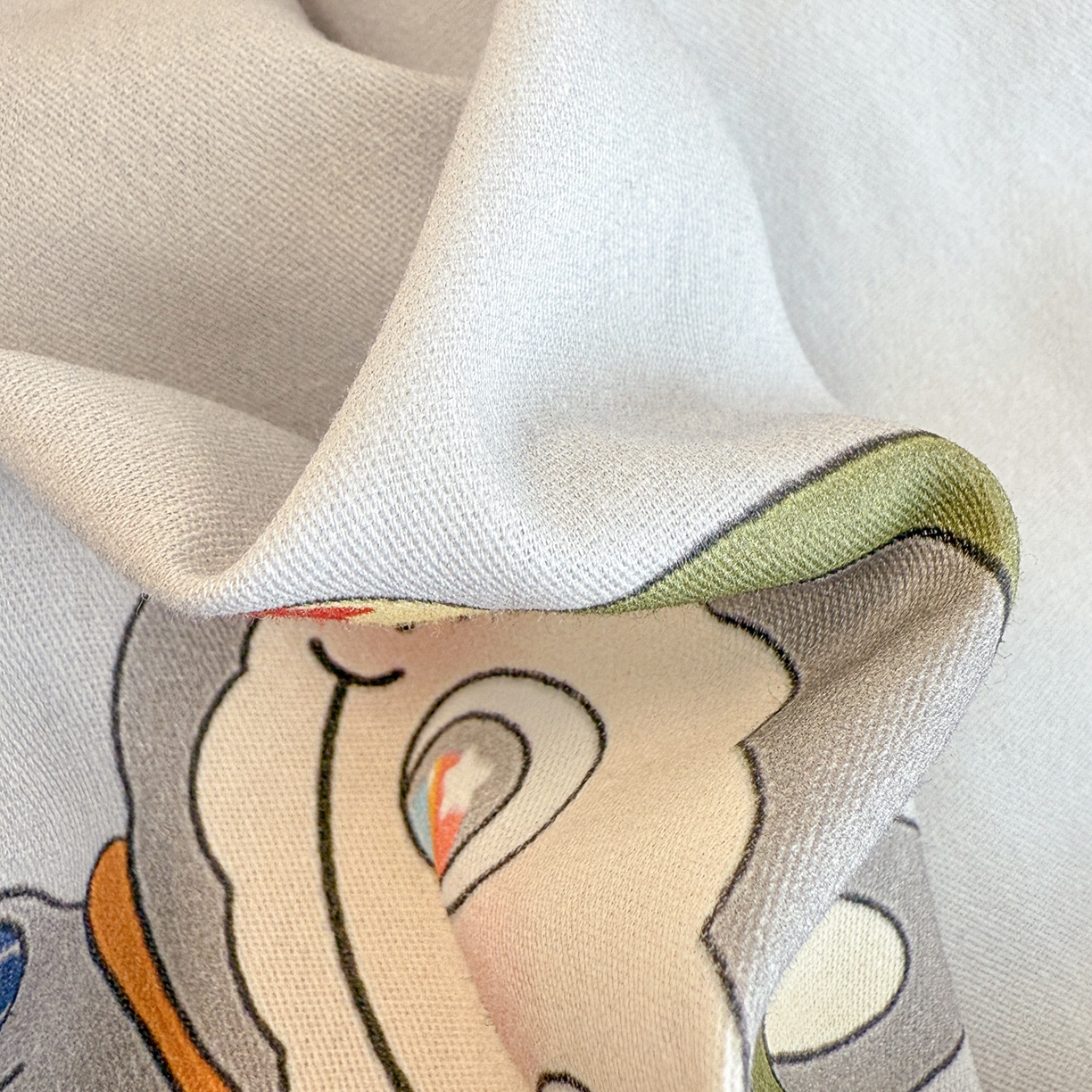 91家纺网 家纺一手货源 找家纺 呗旺鹿 2025新款全棉纯棉大眼娃娃毛巾绣四件套第二波 滑板大眼娃娃