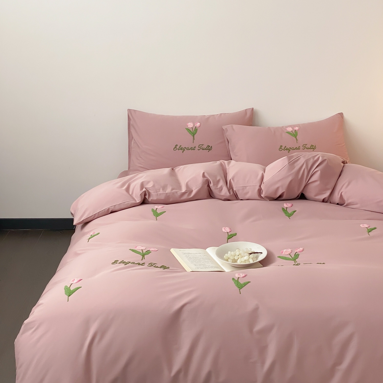 （总）三味舒屋 2025新款全棉纯棉水洗棉毛巾绣四件套