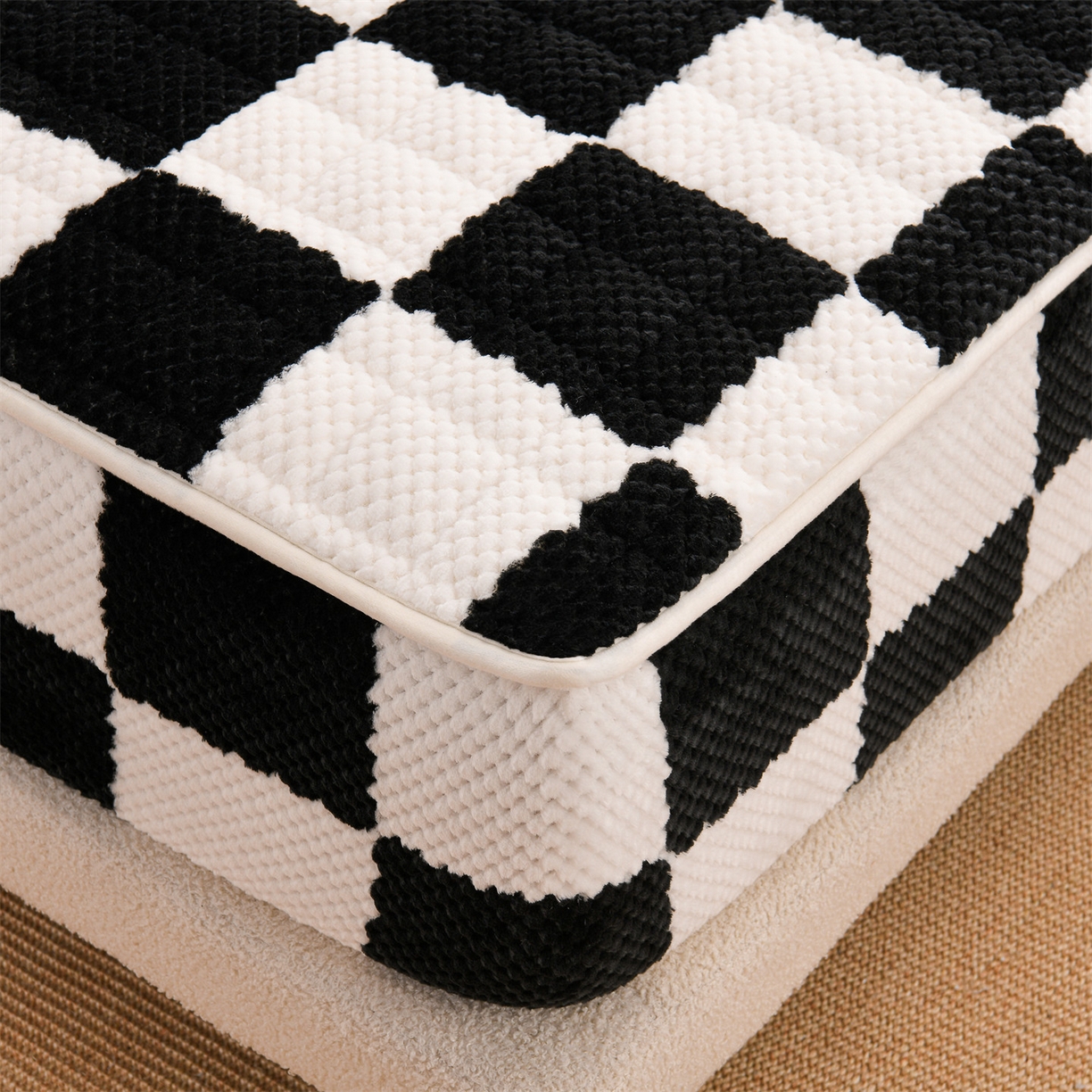 91家纺网 家纺一手货源 找家纺 （总）云木里 2025新款速暖豆豆绒夹棉床笠