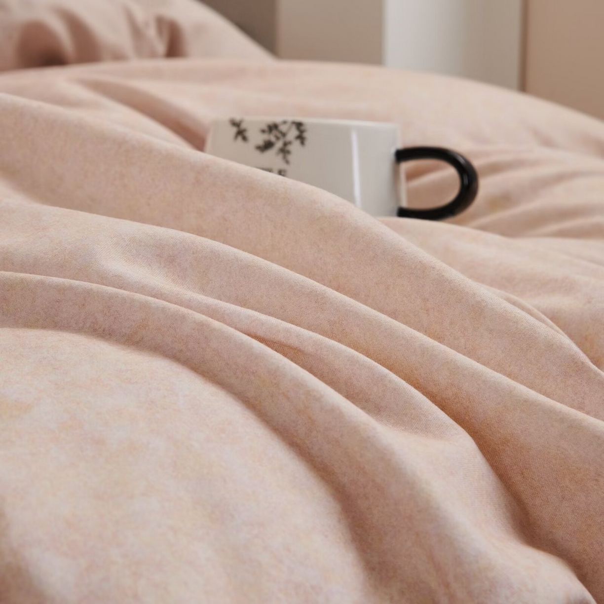 91家纺网 家纺一手货源 找家纺 玖玖爱家纺 2025新款160支花边长绒棉纯棉四件套-卡曼 卡曼-燕麦色