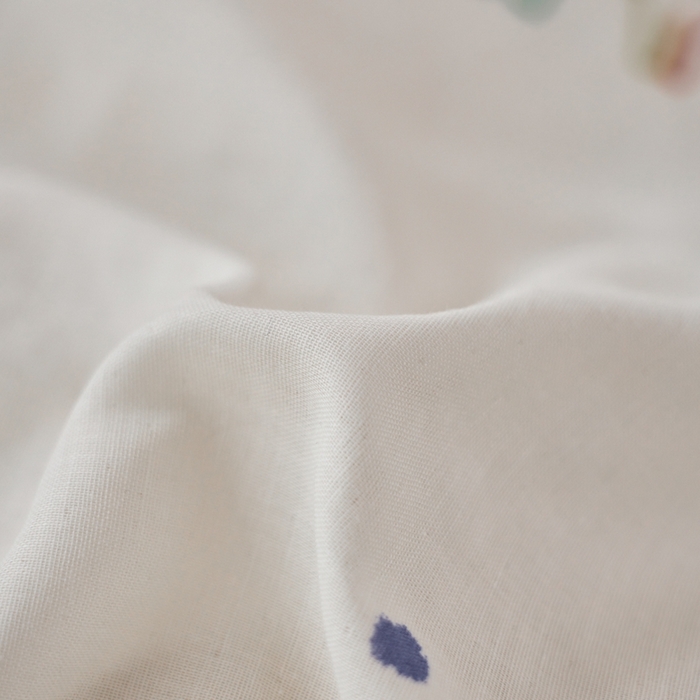 91家纺网 家纺一手货源 找家纺 千朵森 2025新款亲肤舒适高品质双层纱套件四件套-西海 西海—萌彩