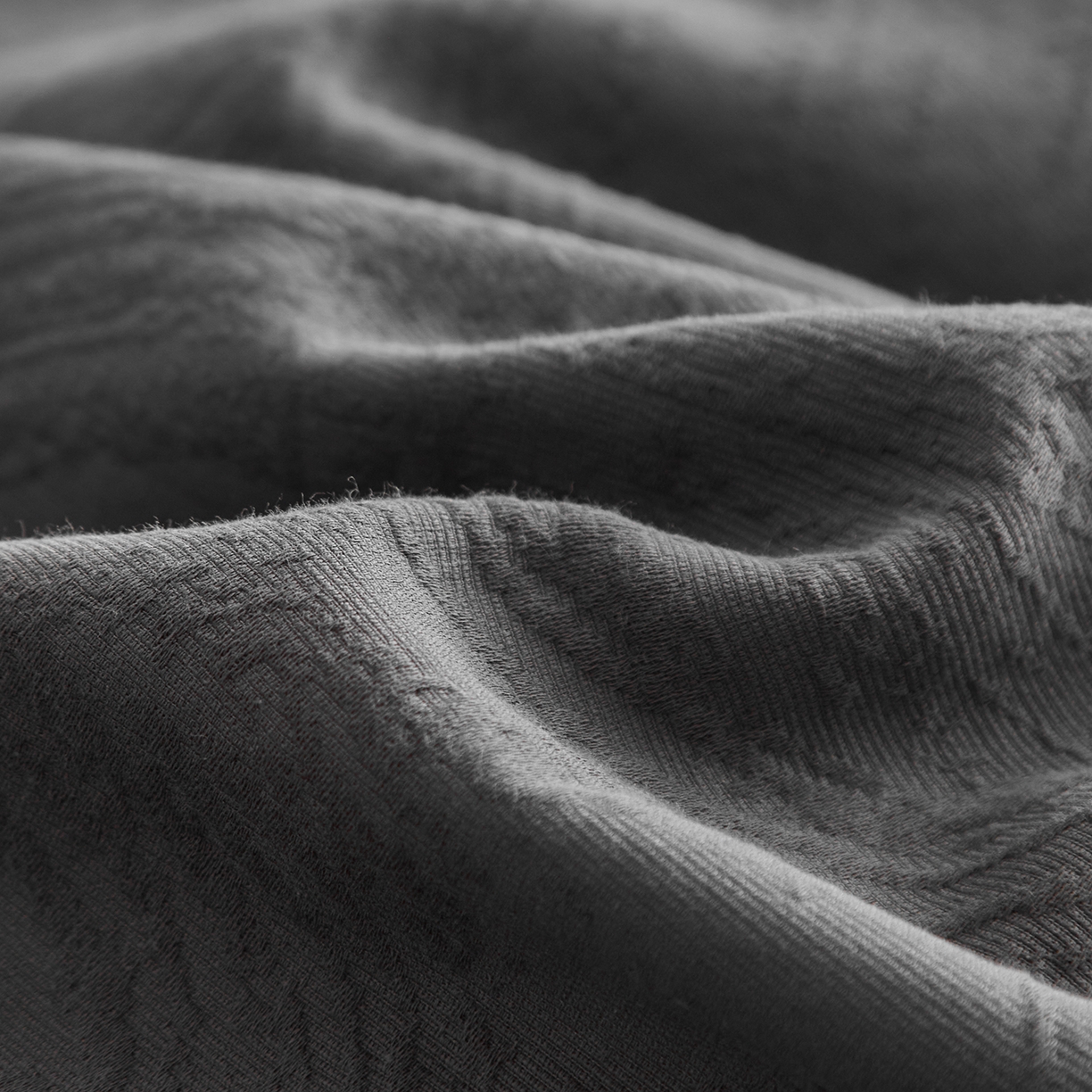 91家纺网 家纺一手货源 找家纺 简宜家居（朝初家纺） 2025新款全棉提花纯棉加厚磨毛四件套 彩绘-雾灰