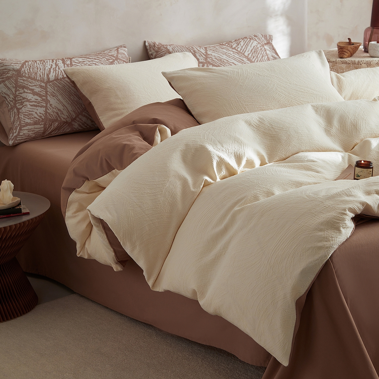 91家纺网 家纺一手货源 找家纺 （总）简宜家居（朝初家纺） 2025新款全棉提花纯棉加厚磨毛四件套