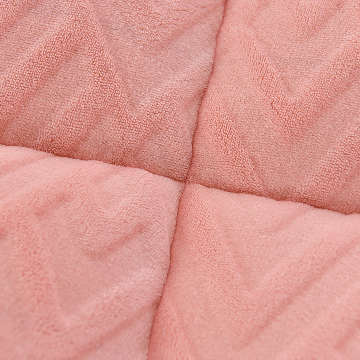 91家纺网 家纺一手货源 找家纺 金灵居 2025新款雕花牛奶绒床垫羊羔绒床垫床褥子跨境外贸 粉拼白