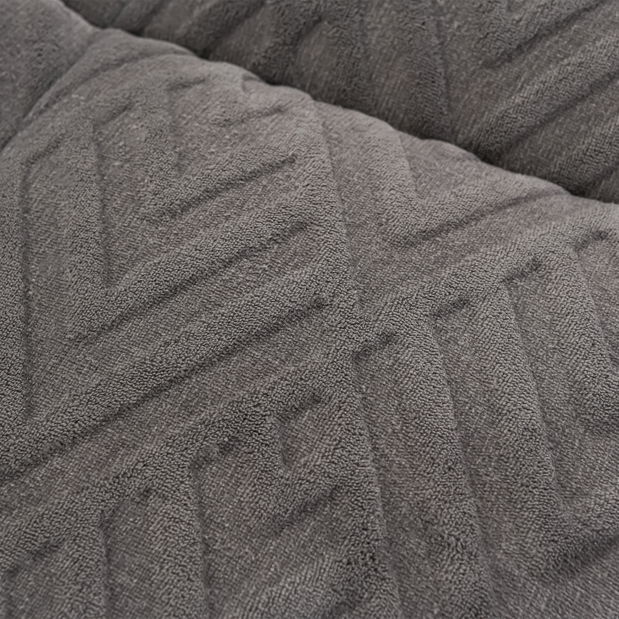 91家纺网 家纺一手货源 找家纺 金灵居 2025新款雕花牛奶绒床垫羊羔绒床垫床褥子跨境外贸 灰拼灰