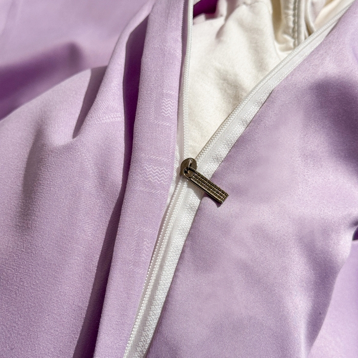 91家纺网 家纺一手货源 找家纺 栩裕纺织 2025新款宋锦绸苏云缎四件套 丁香紫