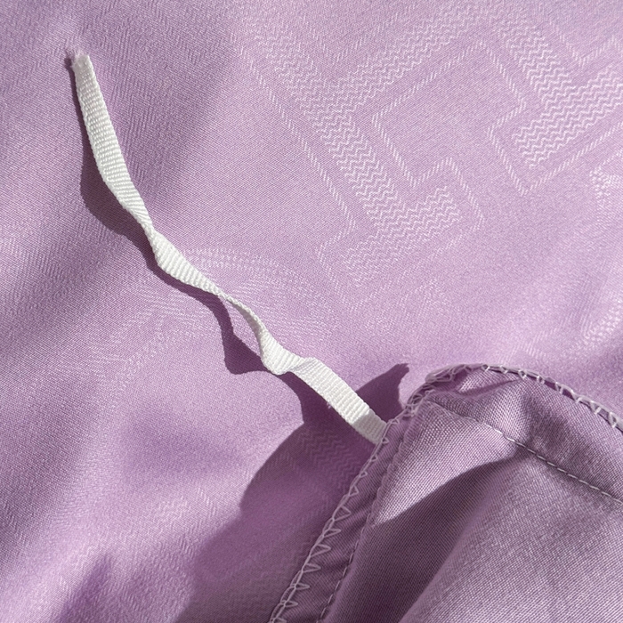 91家纺网 家纺一手货源 找家纺 栩裕纺织 2025新款宋锦绸苏云缎四件套 丁香紫