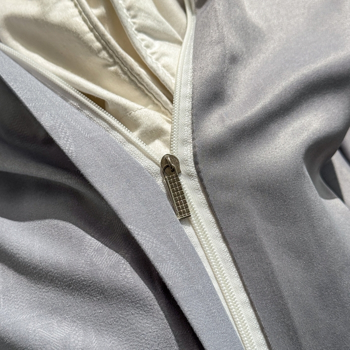 91家纺网 家纺一手货源 找家纺 栩裕纺织 2025新款宋锦绸苏云缎四件套 暮云灰