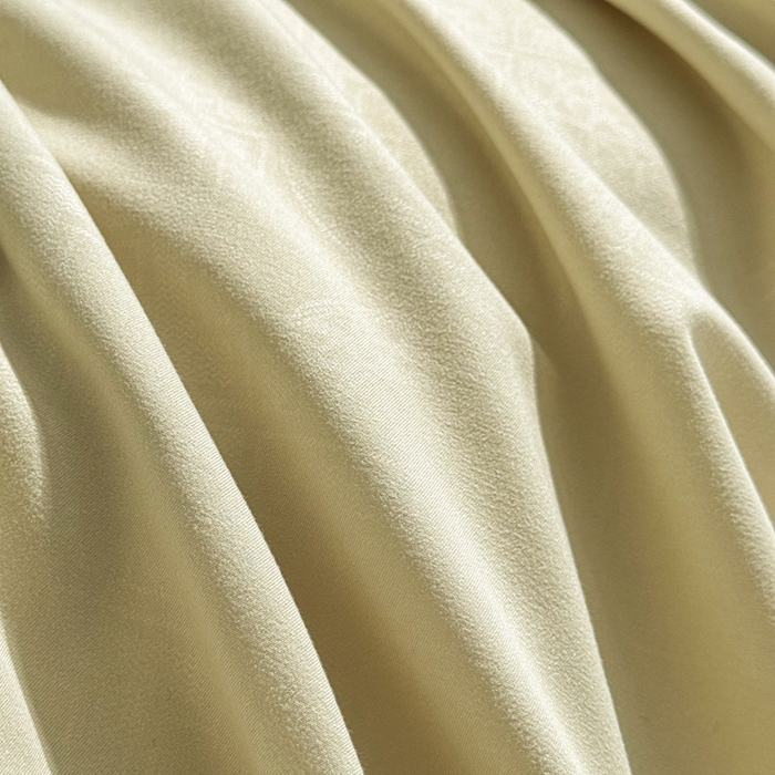 91家纺网 家纺一手货源 找家纺 栩裕纺织 2025新款宋锦绸苏云缎四件套 素茶米