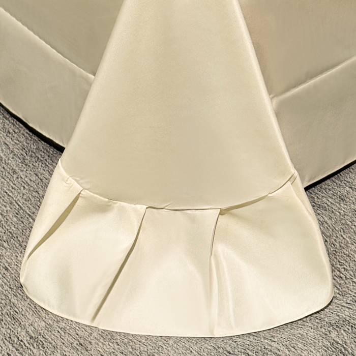 91家纺网 家纺一手货源 找家纺 栩裕纺织 2025新款宋锦绸苏云缎四件套 素茶米