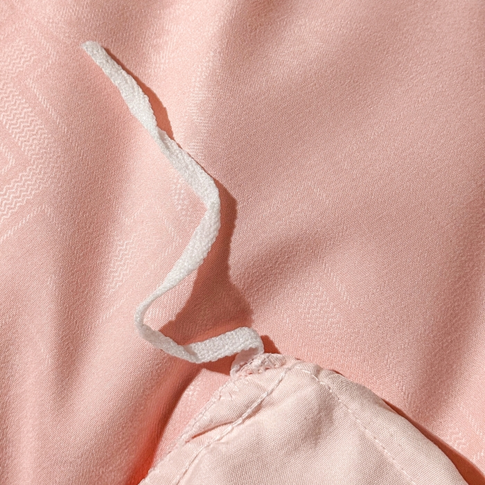 91家纺网 家纺一手货源 找家纺 栩裕纺织 2025新款宋锦绸苏云缎四件套 樱落粉