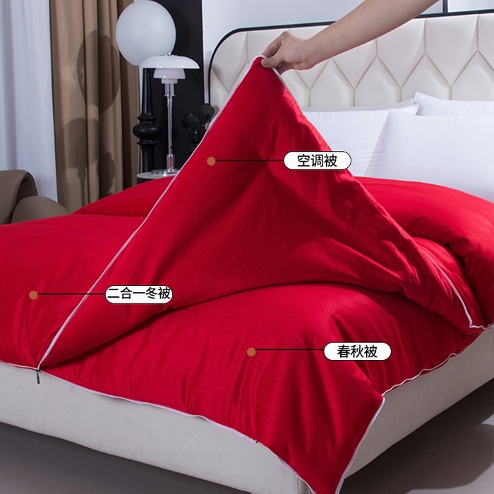 91家纺网 家纺一手货源 找家纺 （总）尚品家纺 2025新款全棉提花蚕丝子母被冬被春秋被被子