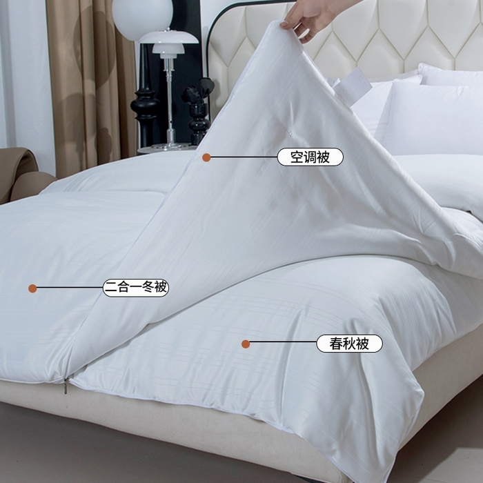 91家纺网 家纺一手货源 找家纺 （总）尚品家纺 2025新款全棉提花蚕丝子母被冬被春秋被被子