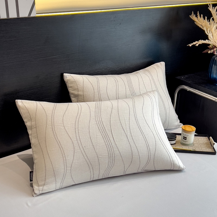 91家纺网 家纺一手货源 找家纺 （总）席世家 2025新款全棉三层纱磨毛四件套单被套