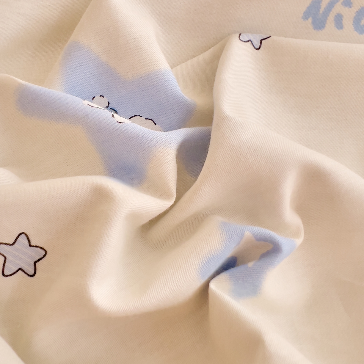 91家纺网 家纺一手货源 找家纺 （总）DoDo 兜兜 2025新款卡通全棉纯棉小清新单品床单系列 （可定做尺寸）