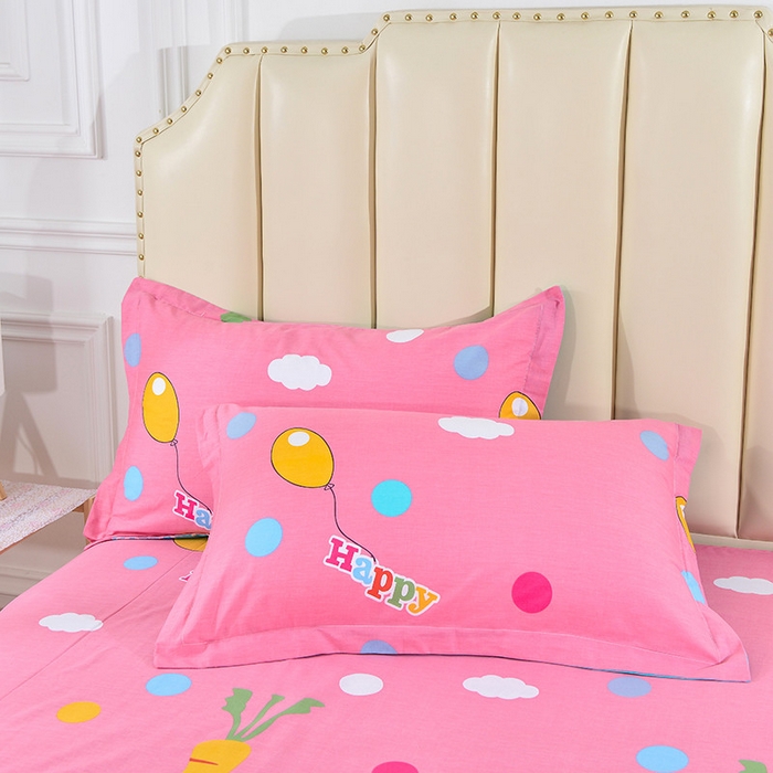 91家纺网 家纺一手货源 找家纺 （总）绒品 2025新款12868纯棉印花单品单枕套