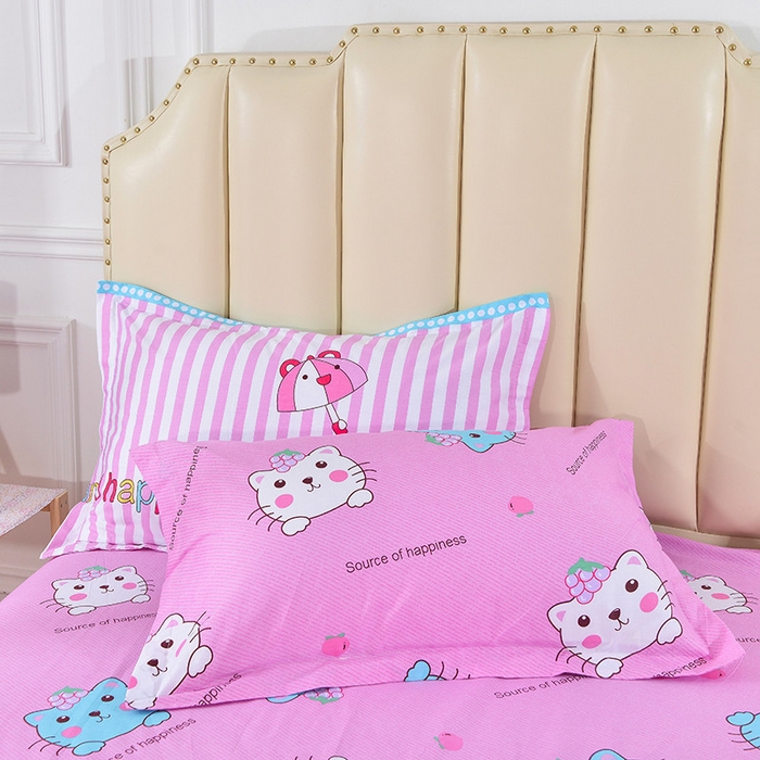 91家纺网 家纺一手货源 找家纺 （总）绒品 2025新款12868纯棉印花单品单枕套