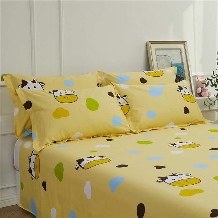 91家纺网 家纺一手货源 找家纺 （总）绒品 2025新款12868纯棉印花单品单枕套