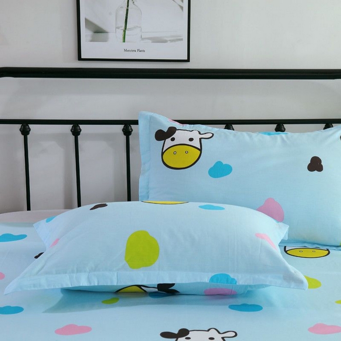 91家纺网 家纺一手货源 找家纺 （总）绒品 2025新款12868纯棉印花单品单枕套