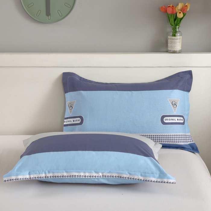 91家纺网 家纺一手货源 找家纺 （总）绒品 2025新款12868纯棉印花单品单枕套