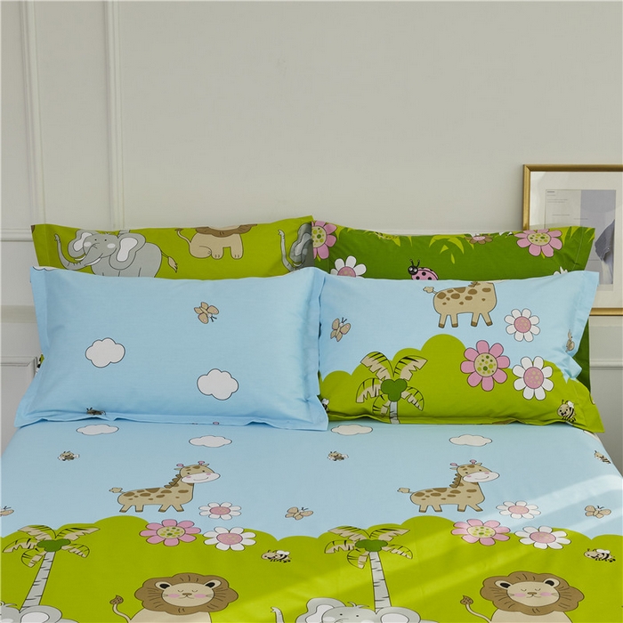 91家纺网 家纺一手货源 找家纺 （总）绒品 2025新款12868纯棉印花单品单枕套