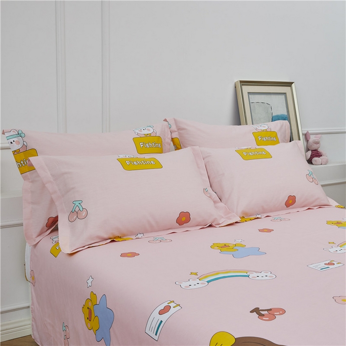 91家纺网 家纺一手货源 找家纺 （总）绒品 2025新款12868纯棉印花单品单枕套