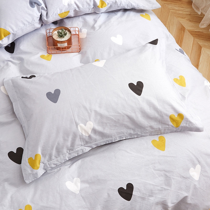 91家纺网 家纺一手货源 找家纺 （总）绒品 2025新款12868纯棉印花单品单枕套