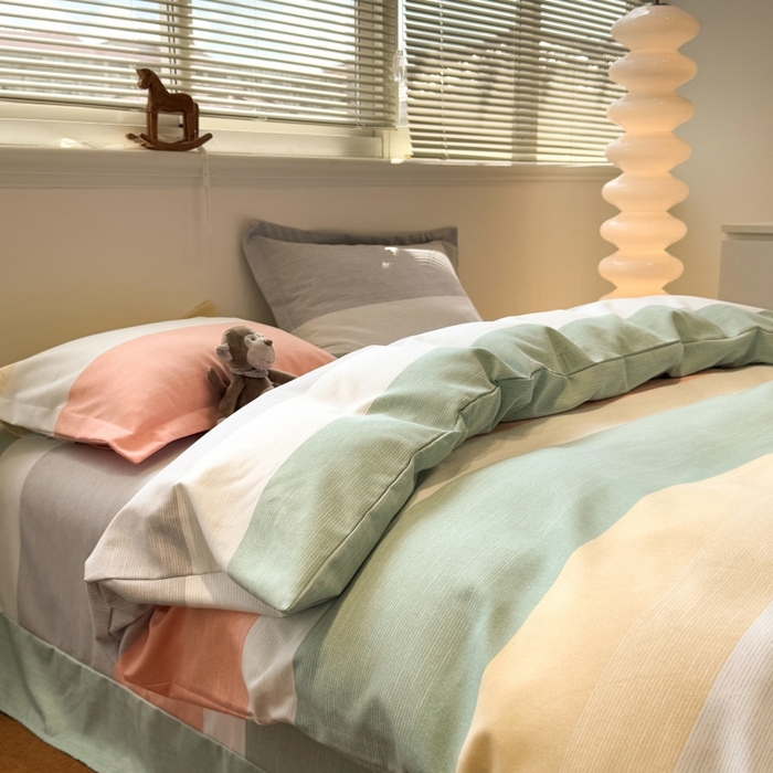 91家纺网 家纺一手货源 找家纺 （总）棉生活家纺 2025新款铂金全棉纯棉磨毛四件套