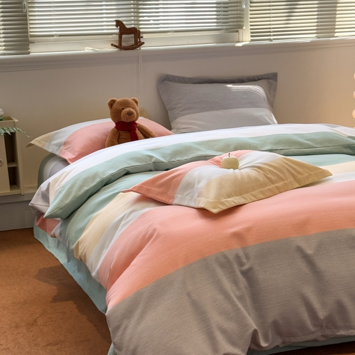 91家纺网 家纺一手货源 找家纺 （总）棉生活家纺 2025新款铂金全棉纯棉磨毛四件套