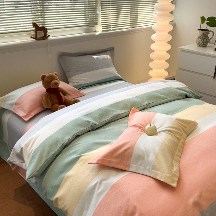 91家纺网 家纺一手货源 找家纺 （总）棉生活家纺 2025新款铂金全棉纯棉磨毛四件套