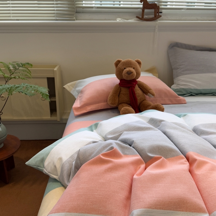 91家纺网 家纺一手货源 找家纺 （总）棉生活家纺 2025新款铂金全棉纯棉磨毛四件套