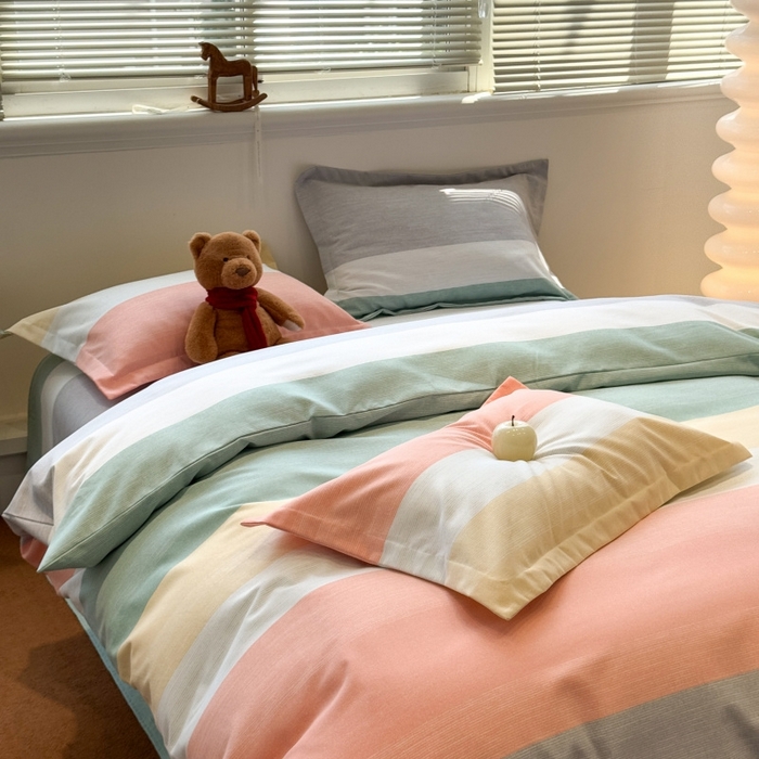 91家纺网 家纺一手货源 找家纺 （总）棉生活家纺 2025新款铂金全棉纯棉磨毛四件套