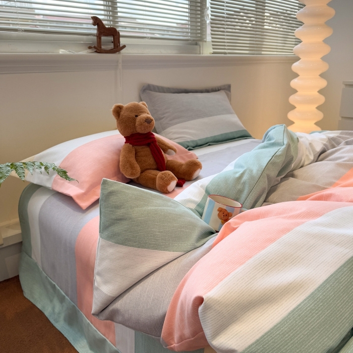 91家纺网 家纺一手货源 找家纺 （总）棉生活家纺 2025新款铂金全棉纯棉磨毛四件套