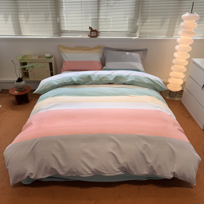 91家纺网 家纺一手货源 找家纺 （总）棉生活家纺 2025新款铂金全棉纯棉磨毛四件套